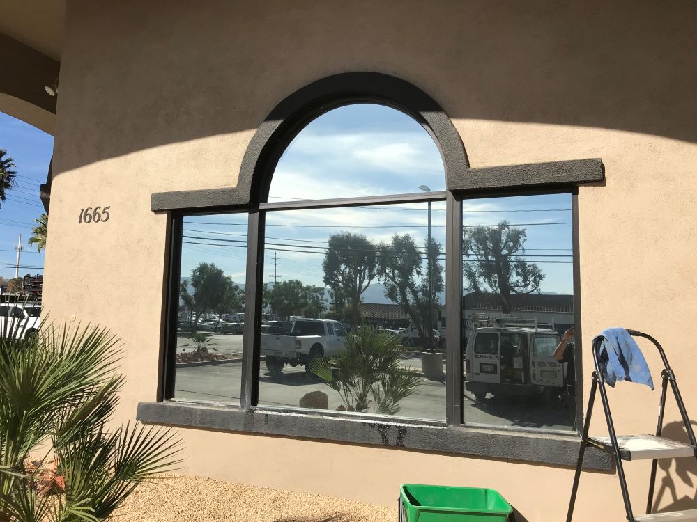 window cleaning building