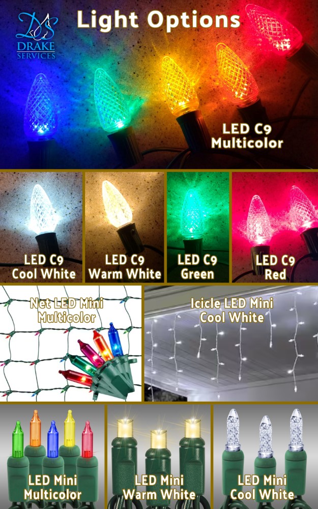 christmas light bulb samples